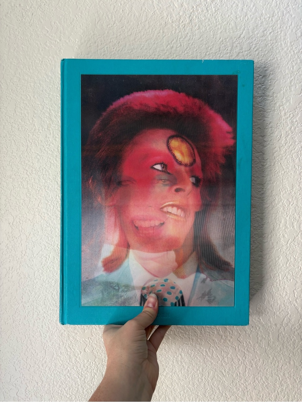 Vintage David Bowie Coffee Table Book with Hologram Cover